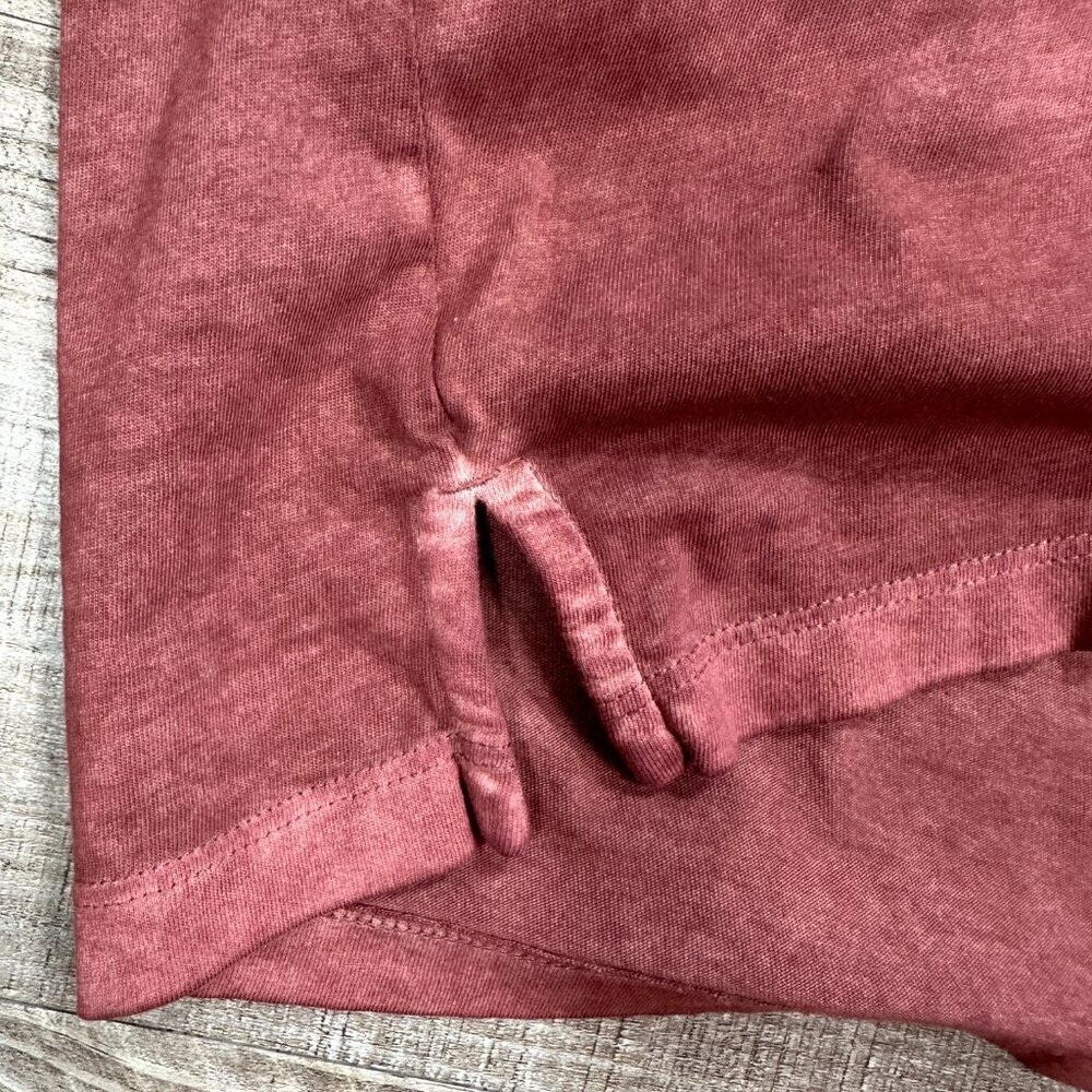 John Varvatos Polo Shirt Men XXL Pink Acid Wash Pocket - Picture 4 of 10